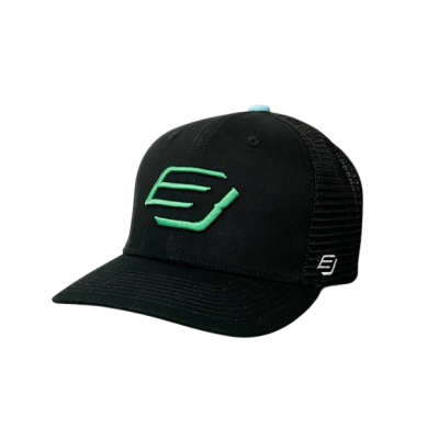 Casquette Bud Racing "B" Noir Aqua 