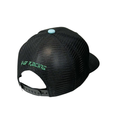 Casquette Bud Racing "B" Noir Aqua 