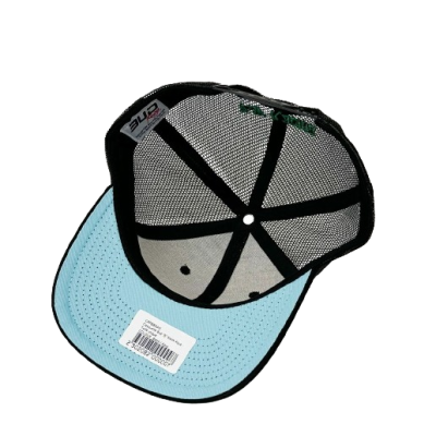 Casquette Bud Racing "B" Noir Aqua 
