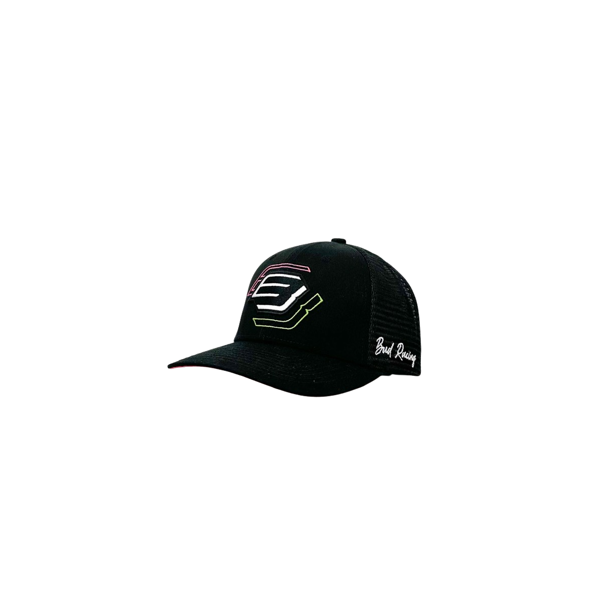 Casquette Bud Racing "B" Noir Rose 