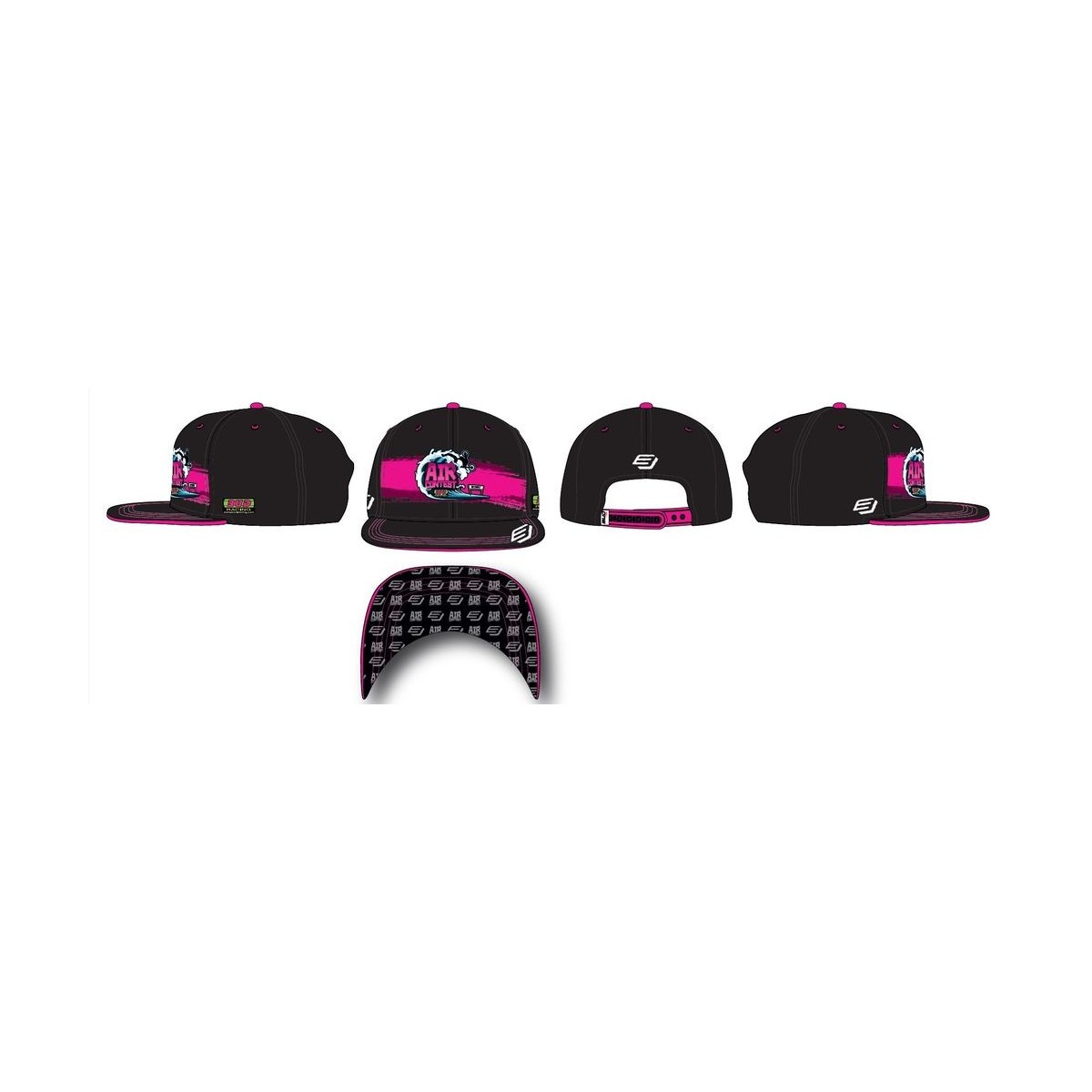 Casquette BUD RACING Air Contest 24 Rose 