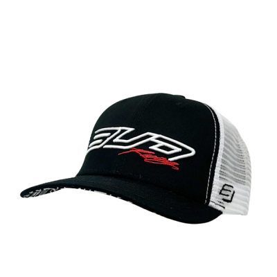 Casquette Bud Racing Dynamic Noir Blanc 
