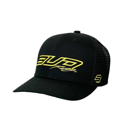 Casquette Bud Racing Dynamic Noir Jaune 