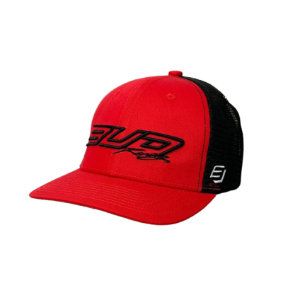 Casquette Bud Racing Dynamic Rouge Noir 