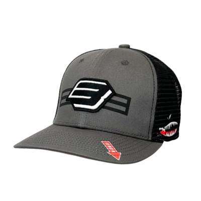 Casquette Enfant Bud Racing "B" Avion Gris 