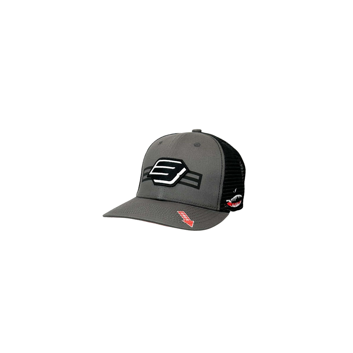 Casquette Enfant Bud Racing "B" Avion Gris 