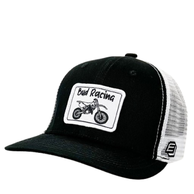 Casquette enfant Bud Racing KX 95 Noir Blanc 