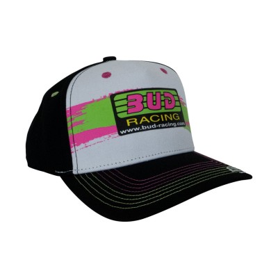 Casquette enfant Bud Racing Retro Noir Blanc 