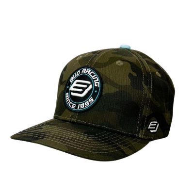 Casquette Bud Racing Patch Camo Aqua 