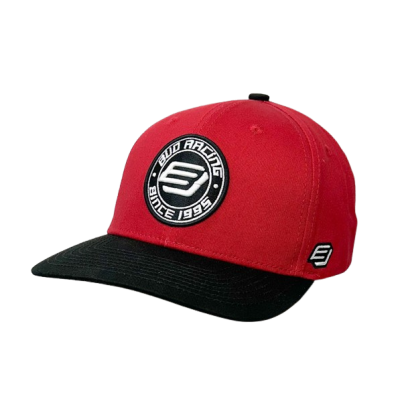 Casquette Bud Racing Patch Rouge Noir 