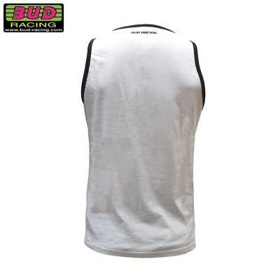 Débardeur Bud Racing B Logo Pocket Blanc 