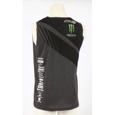 Débardeur fille Team Bud Racing 17 Noir/anthracite chiné 