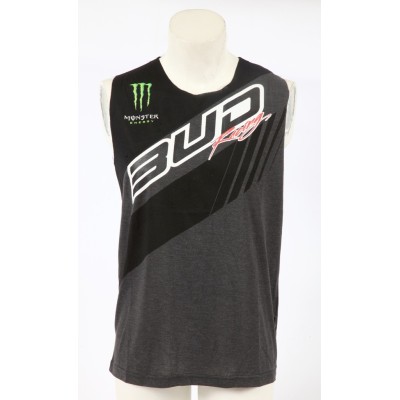 Débardeur fille Team Bud Racing 17 Noir/anthracite chiné 