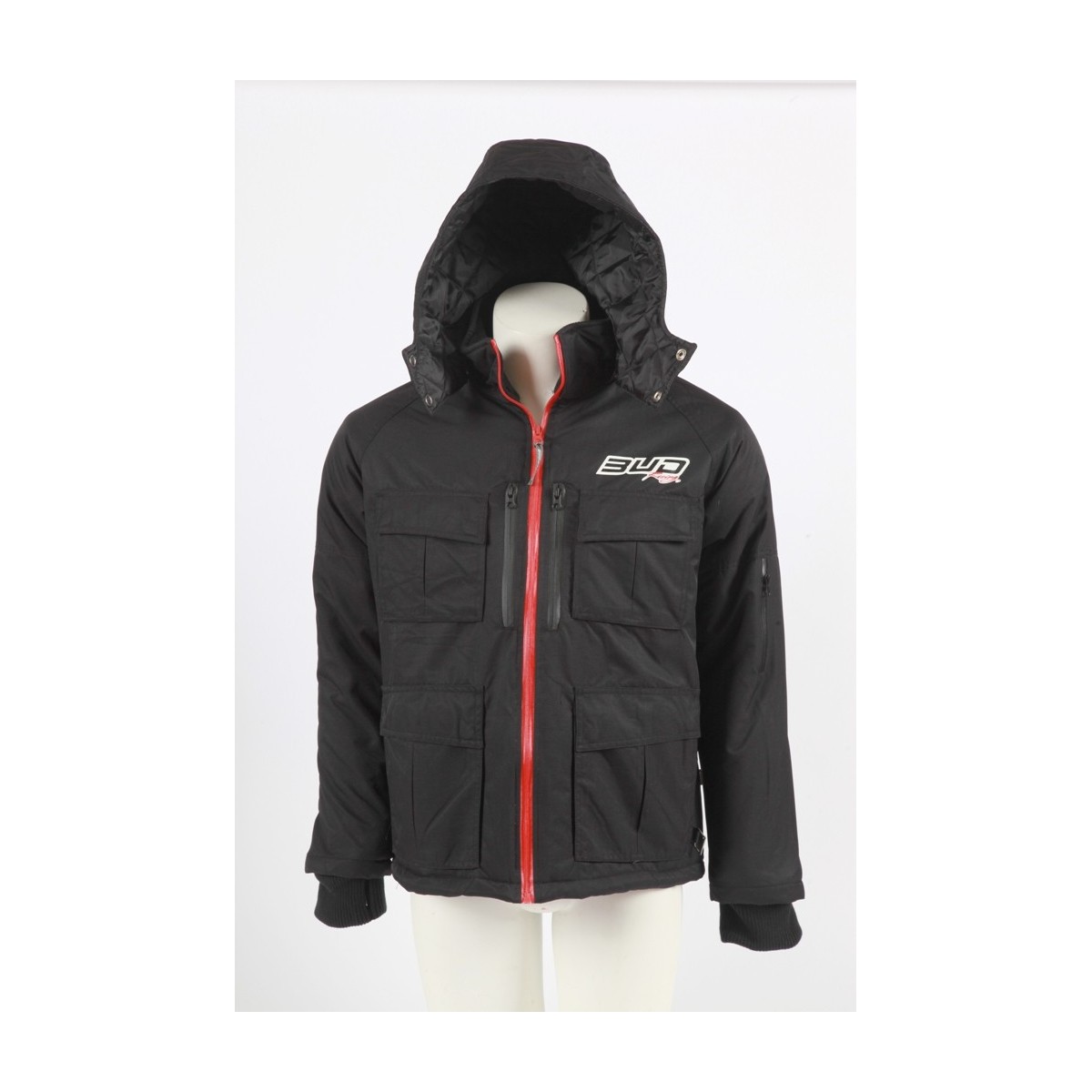 Blouson Bud racing Stadium hiver Noir / Rouge 
