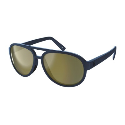 Lunettes Solaires Scott Bass Bleu Sousmarinier / Chrome Or 