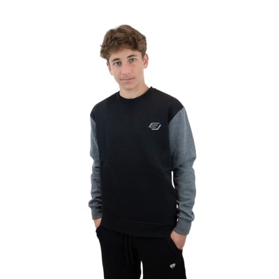 Sweat Crewneck BUD Moto X2 Noir/Gris 
