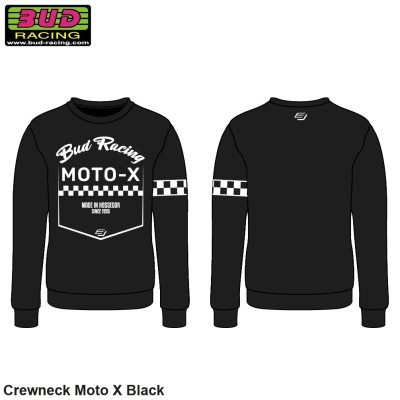 Sweat Enfant Crewneck BUD Moto X Noir 