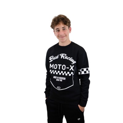 Sweat Crewneck BUD Moto X Noir 