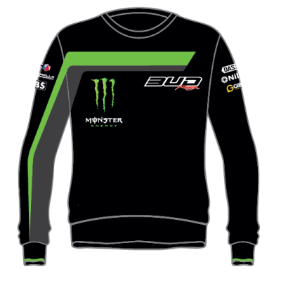 Sweat Staff Bud Racing 18 Vert/Noir 