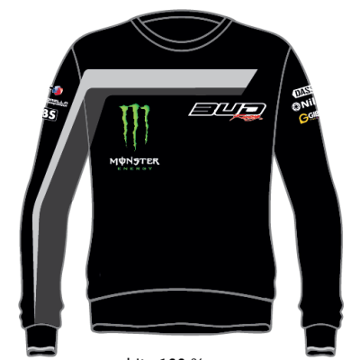 Sweat Team Bud Racing 18 Gris/Noir 