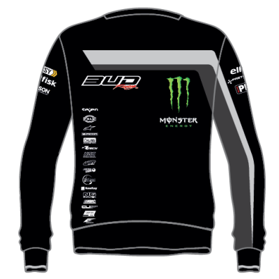Sweat Team Bud Racing 18 Gris/Noir 