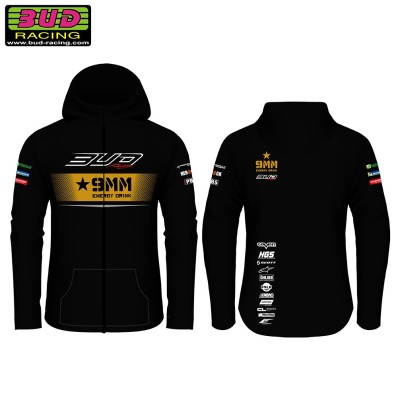 Sweat Team  Bud Racing à Capuche Zippé Team 21 Gris 
