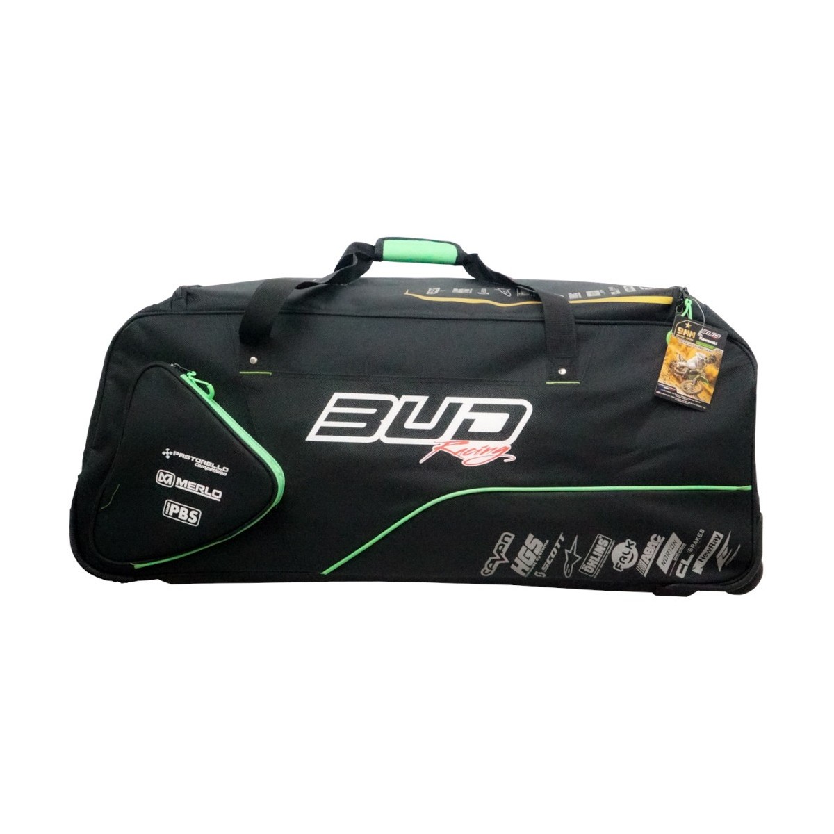 Sac de voyage à Roulettes Bud Racing Team Noir / Vert 