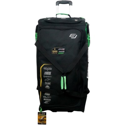 Sac de voyage à Roulettes Bud Racing Team Noir / Vert 