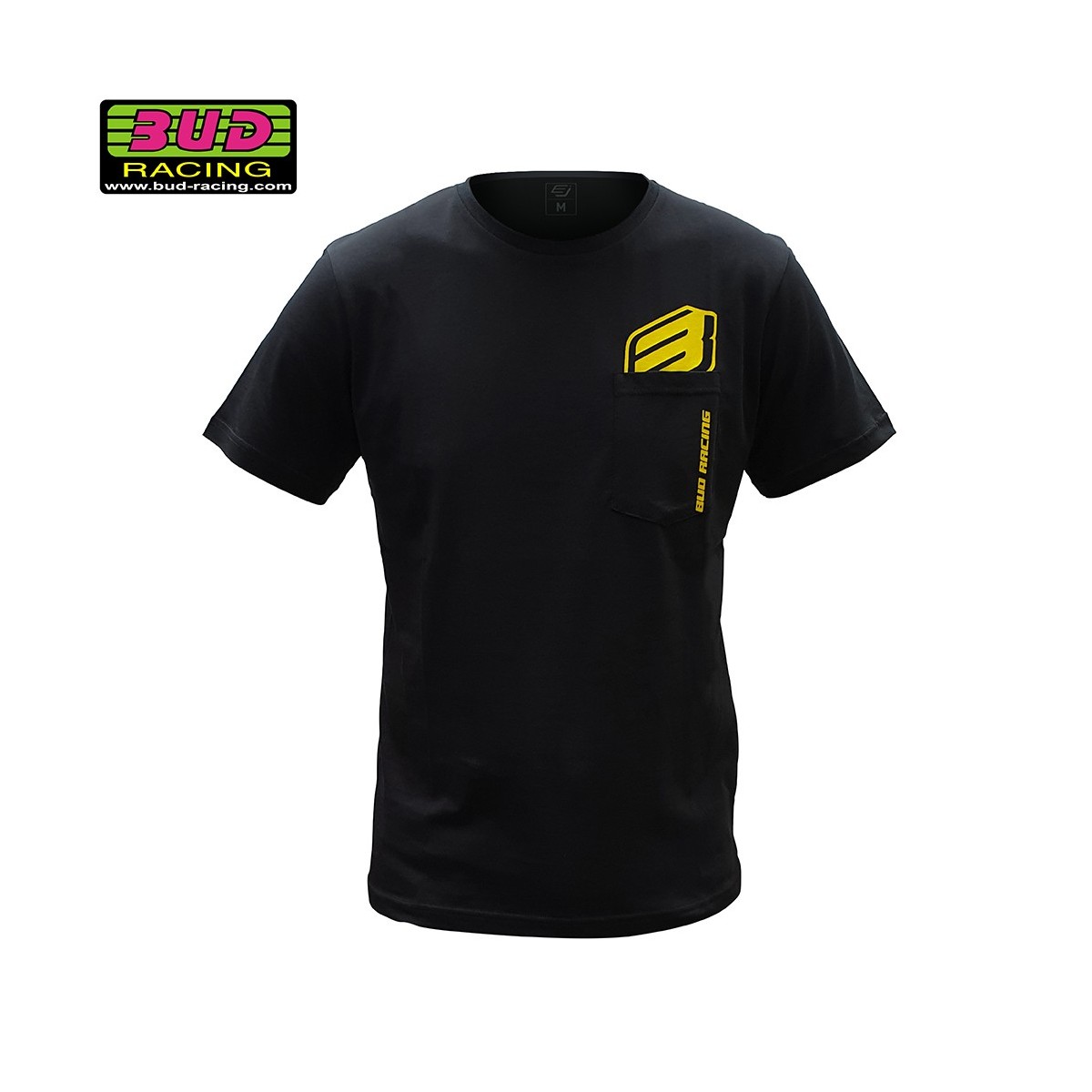 Tee shirt Bud Racing B-Logo SS Pocket Noir 