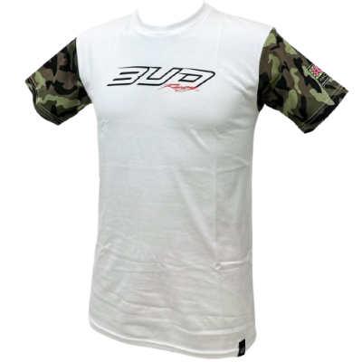 Tee Shirt BUD Dynamic Camo Blanc 