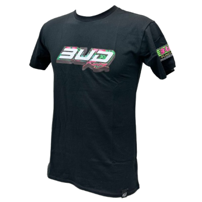 Tee Shirt BUD Logo Noir Tropical 