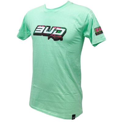 Tee Shirt BUD Logo Menthe Tropical 
