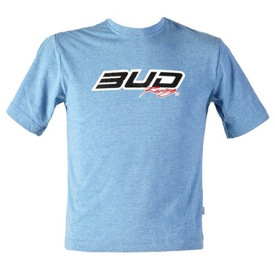 Tee shirt BUD racing Logo chiné bleu 