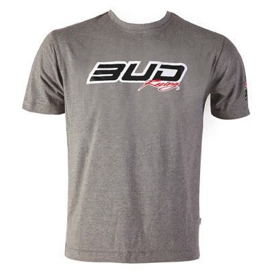 Tee shirt BUD racing Logo chiné gris 