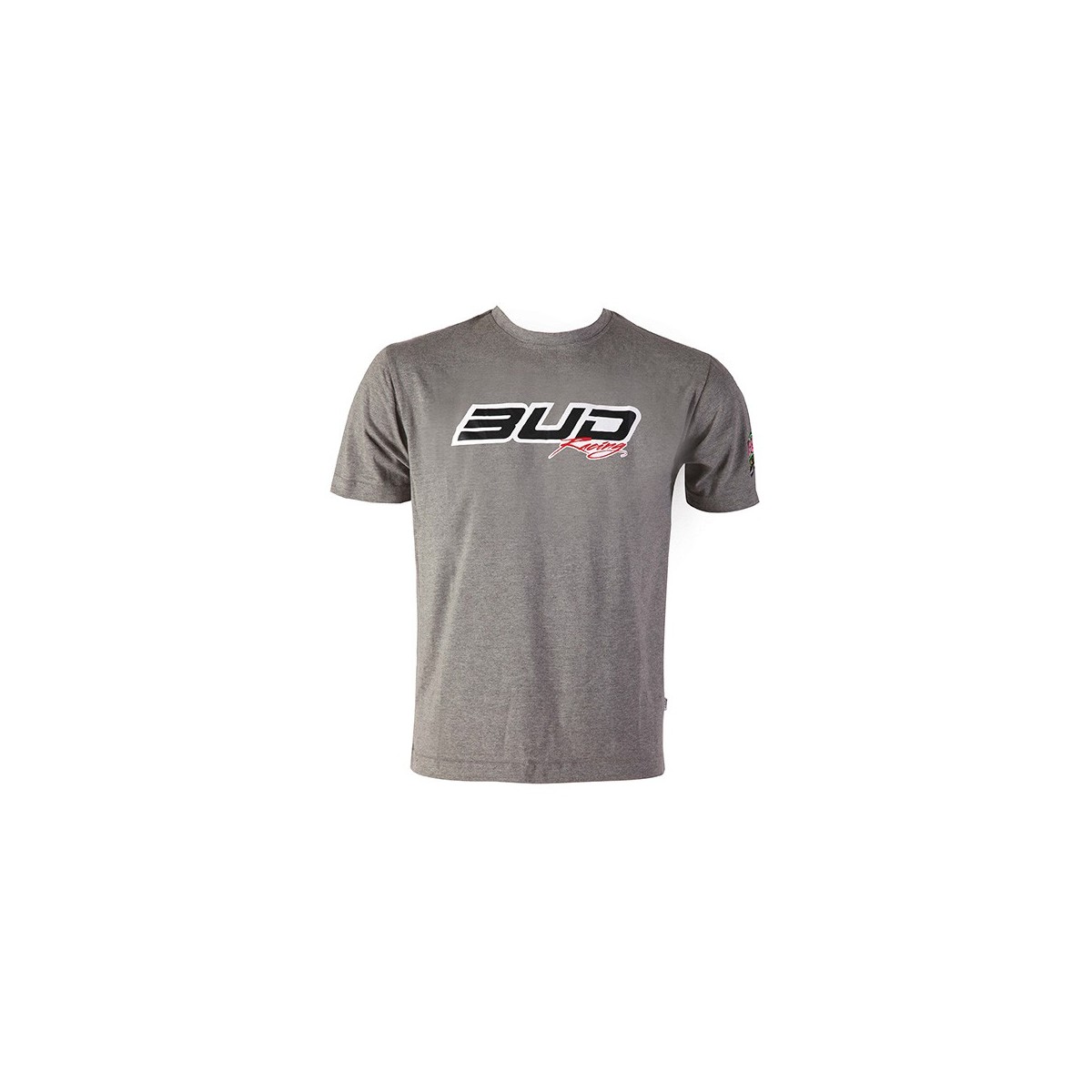 Tee shirt BUD racing Logo chiné gris 