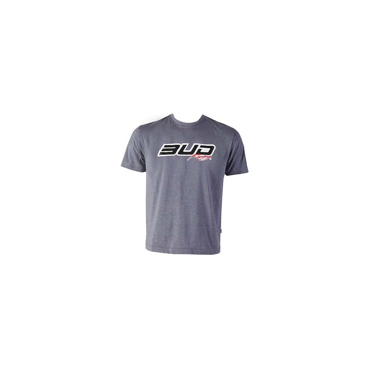 Tee shirt BUD racing Logo chiné petrole 