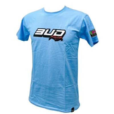 Tee Shirt BUD Logo Bleu Ciel 