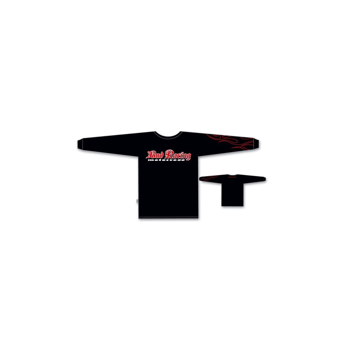 Tee Shirt Manches Longues Enfant Bud Racing Flame 