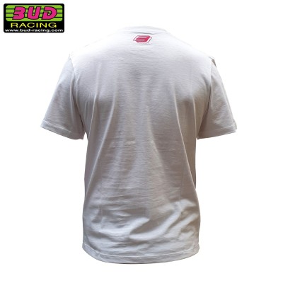 Tee shirt Bud Racing Sunset Blanc 