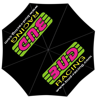 Parapluie Bud Racing logo original 