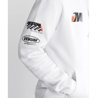 Sweat hoodie Venum Motorsport Blanc 