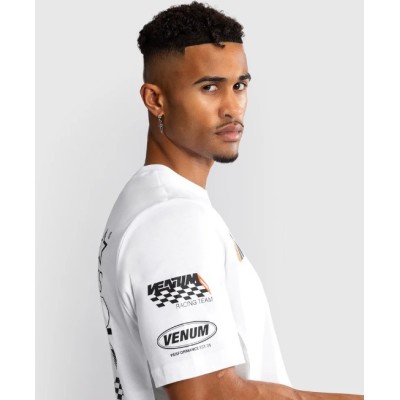 Tee shirt Venum Motorsport Blanc  