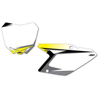 Fonds de plaques Factory Effex 250 RMZ 07/09 white 