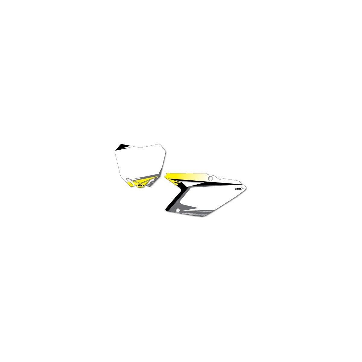 Fonds de plaques Factory Effex 250 RMZ 07/09 white 