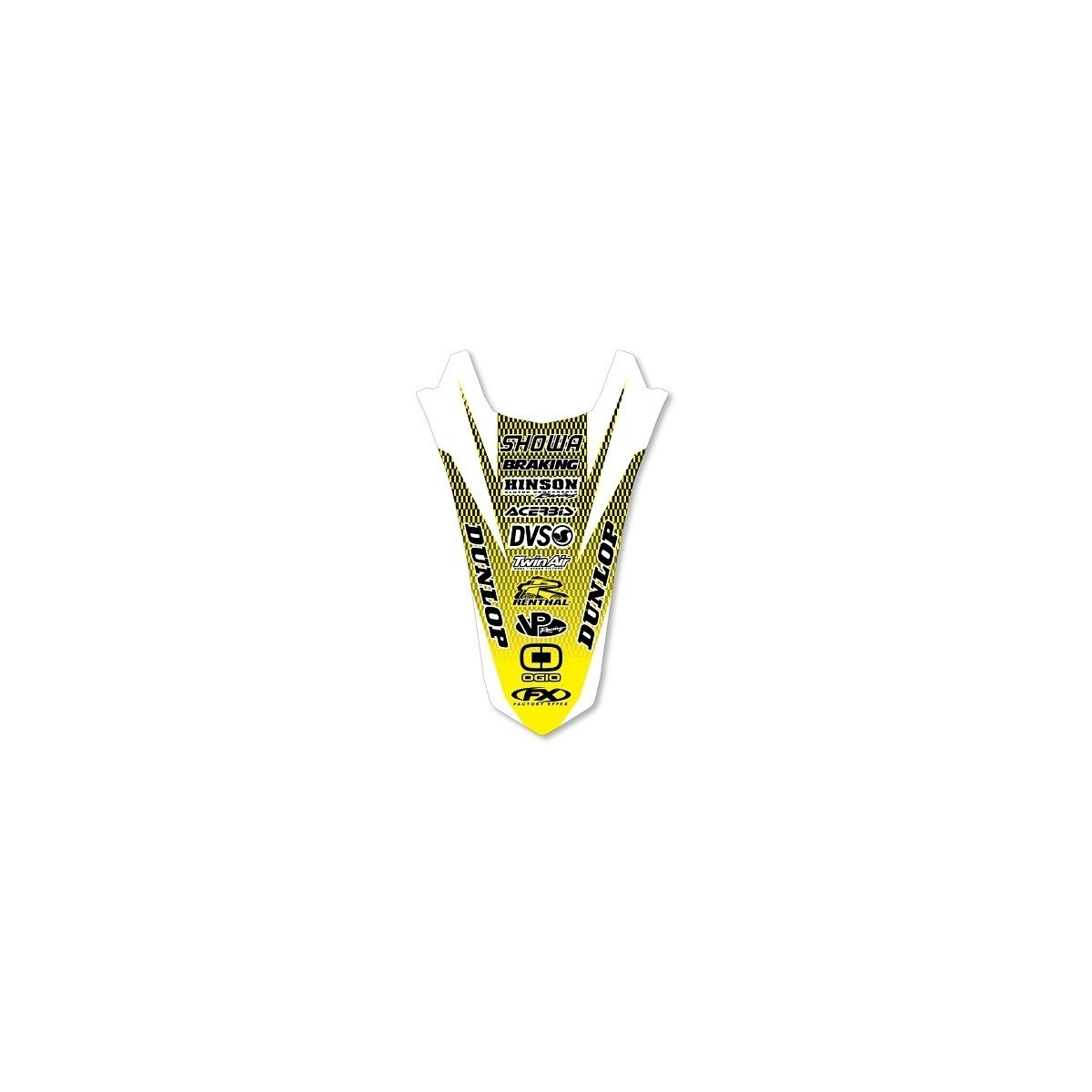 Déco garde boue arrière FX 450 RMZ 05/07 