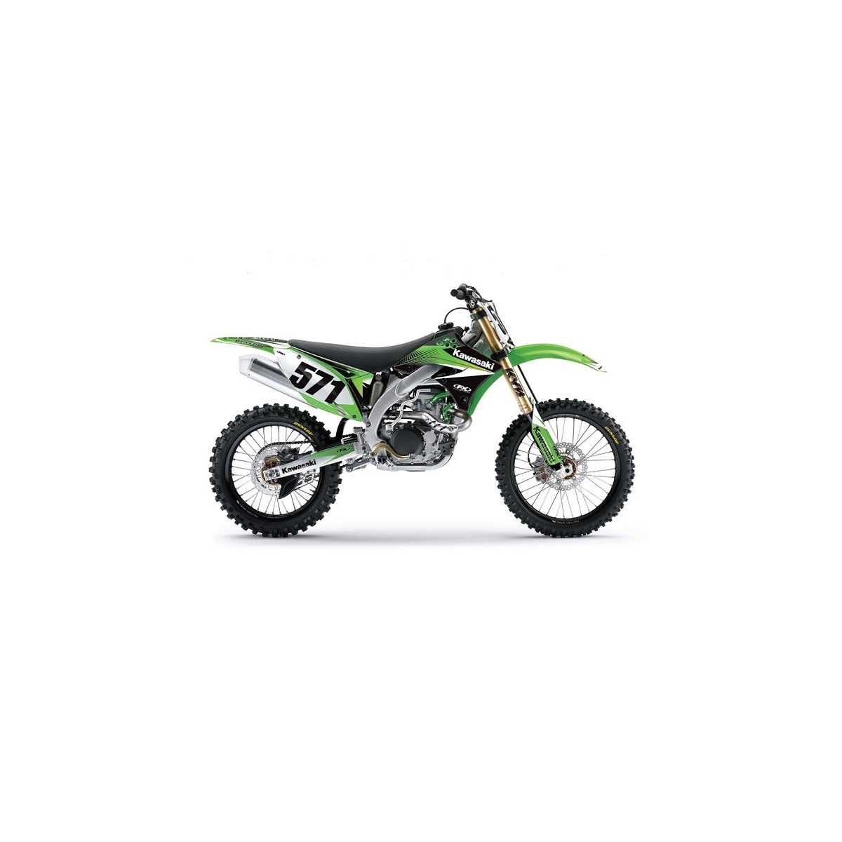 Kit déco seul Evo 9 series Factory Effex 450 KLXR 08/09 