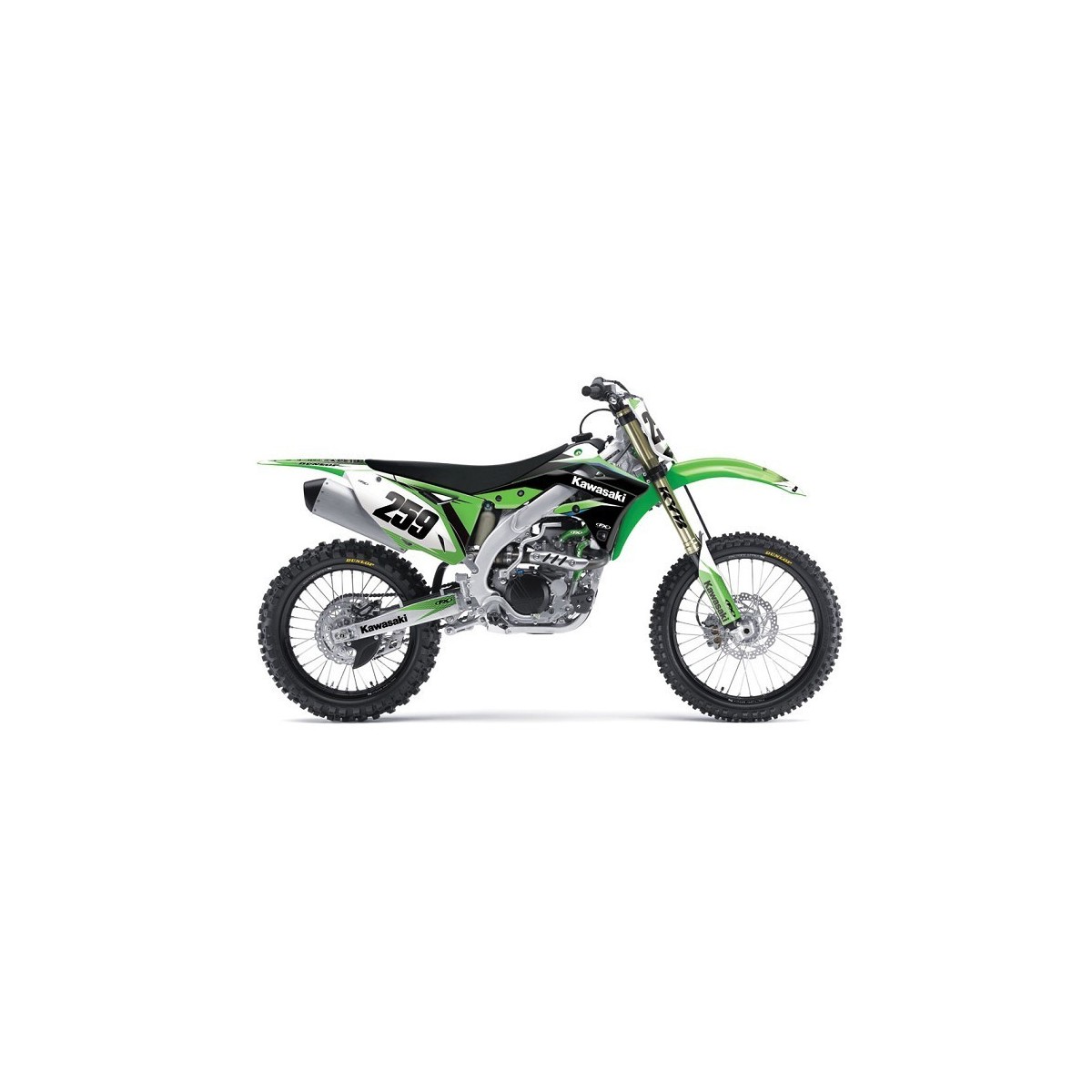 Kit déco seul Evo 10 series Factory Effex 450 KXF 06/08 