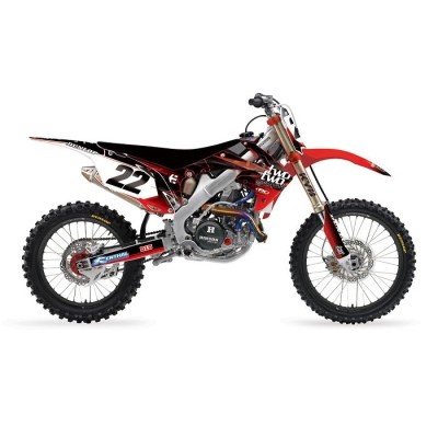 Kit déco cplt TwoTwo FX13(ouies+GBav/ar+bras+fourch)450 CRF05/08 