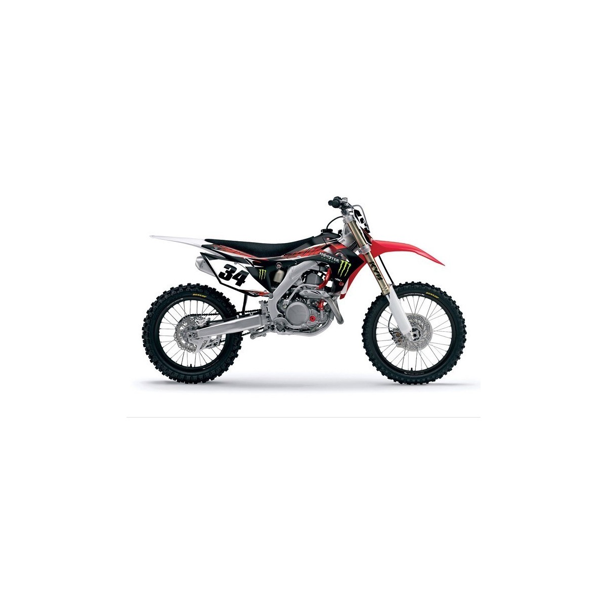Kit déco seul Monster Facory Effex 13 250 CRF 10/13, 450 CRF 09/12 
