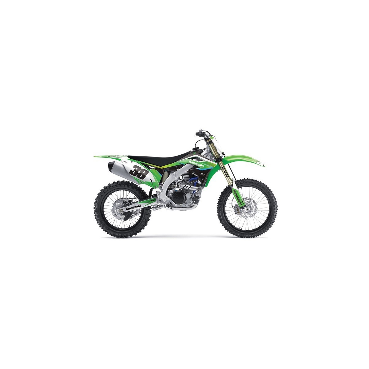 Kit déco seul Evo 11 series Factory Effex 450 KLXR 08/09 